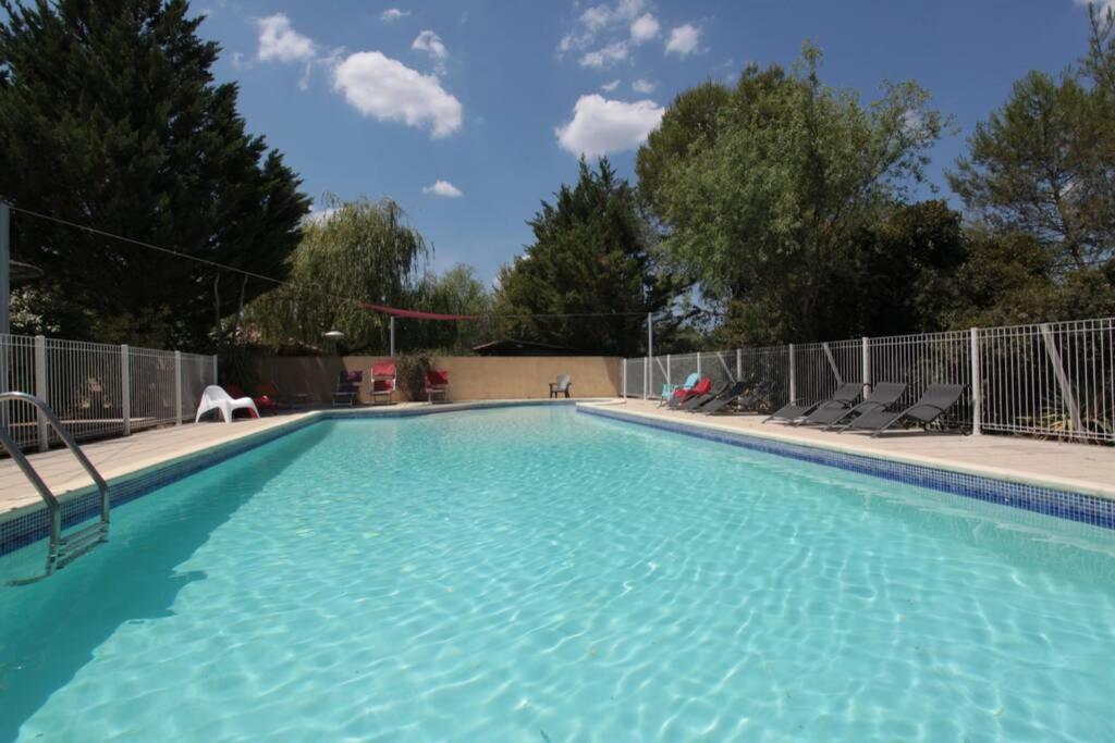 Gite Avec Piscine Et Climatisation Buzignargues المظهر الخارجي الصورة